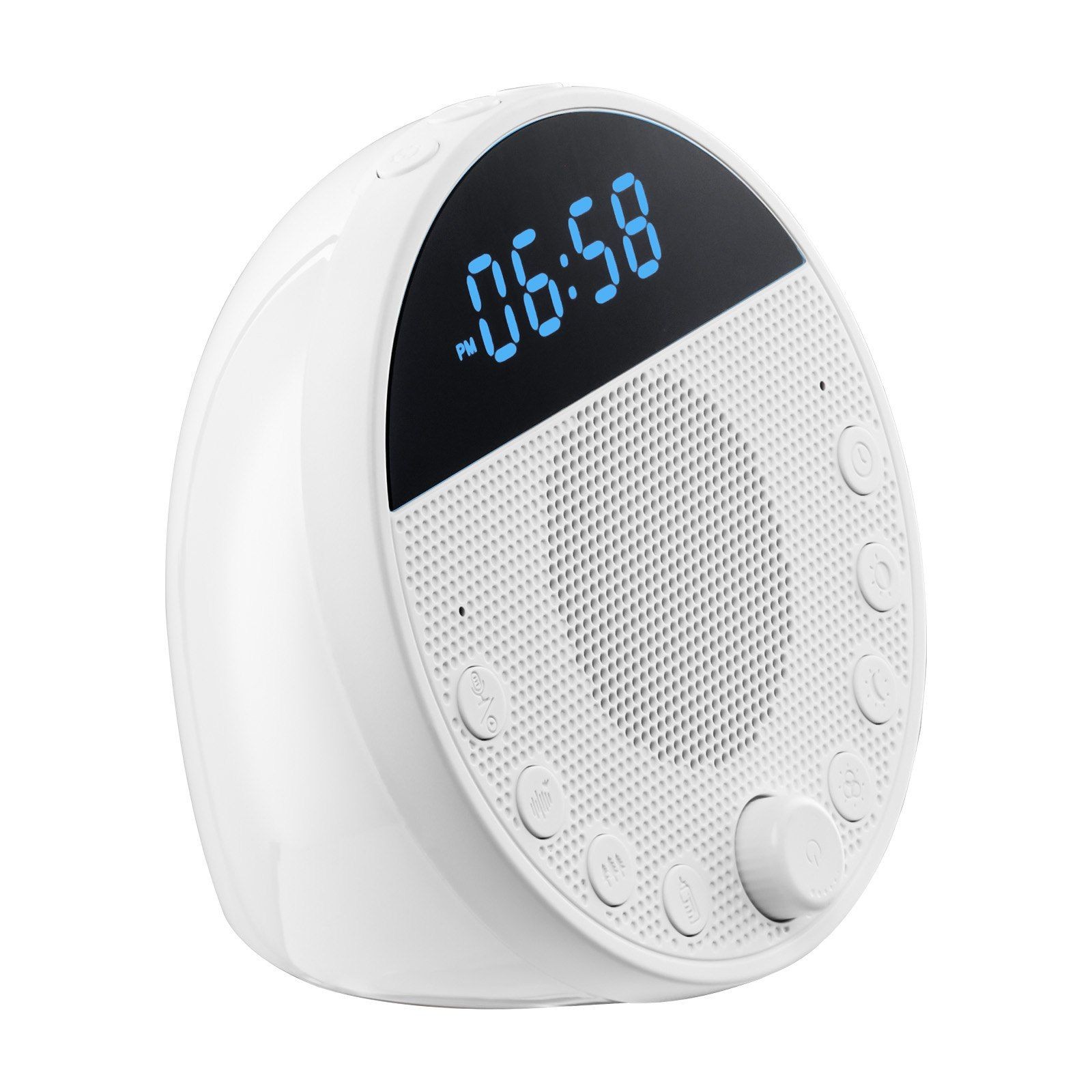 Sound Machine, 18 Soothing Sleep Sounds, 7 – Color Night Light, 6 – in – 1 White