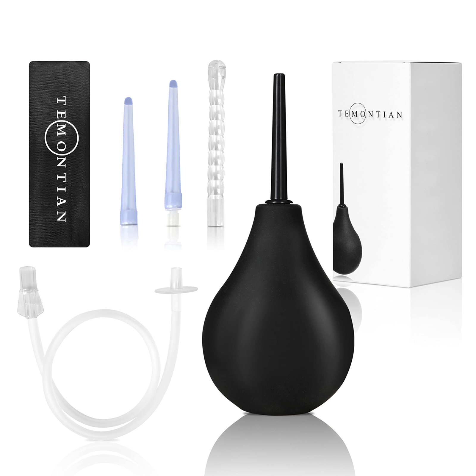 TEMONTIAN Enema Bulb Kit ，Anal Douche for Men Women Beginners，Enima Vaginal C…