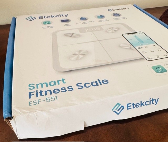 Track Body Composition Changes – Etekcity Smart Scale with App Sync, bluetooth.