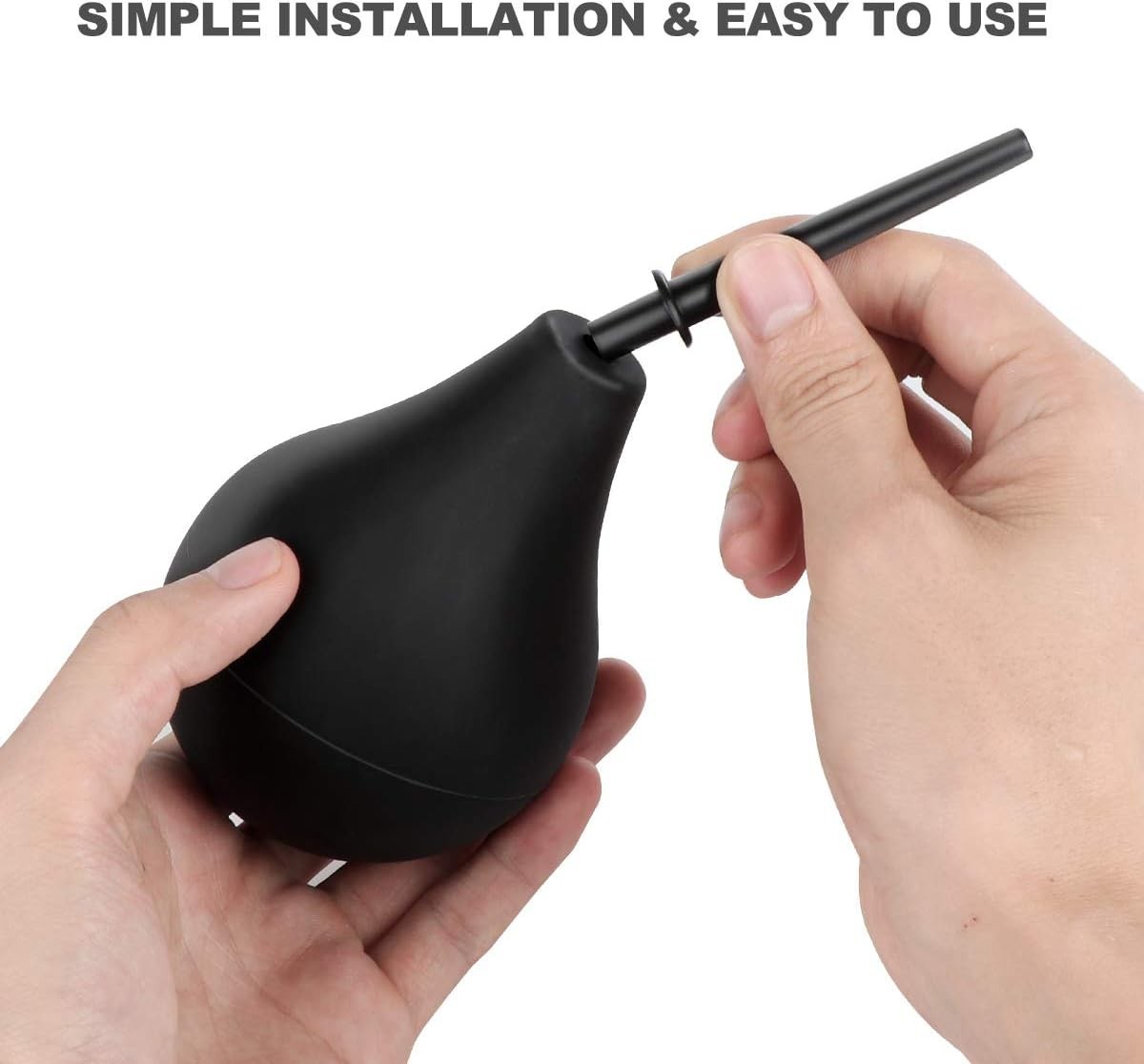 Complete Enema Douche Kit for Optimal Hygiene – 3 Interchangeable Nozzles