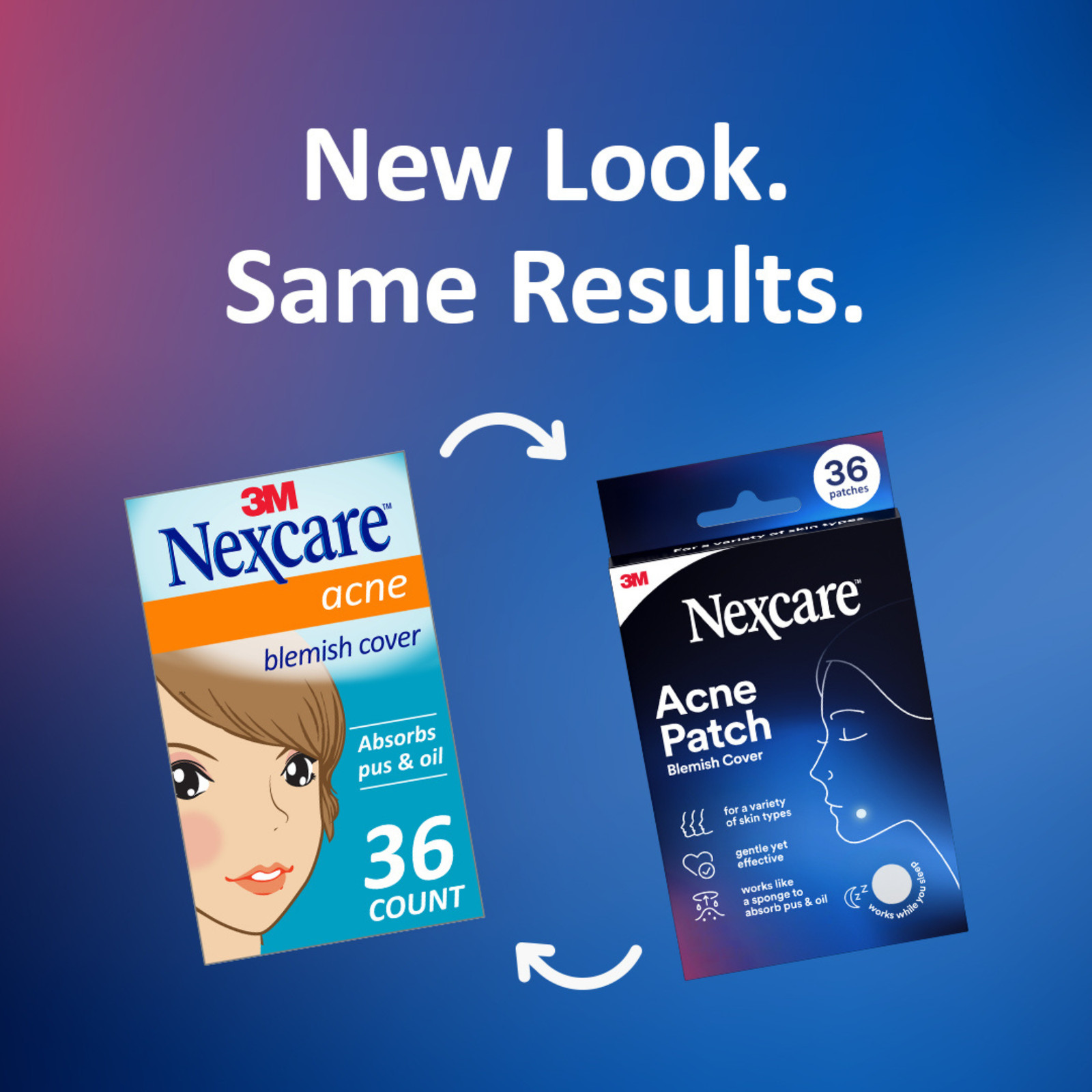 Nexcare Acne Patches: assorted / 108-count (Clear) *108 count [6-pack]