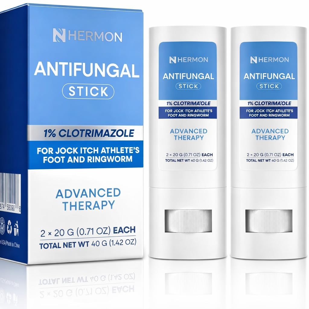 Hermon Antifungal Jock Itch Stick: for Itch, Athlete’s White
