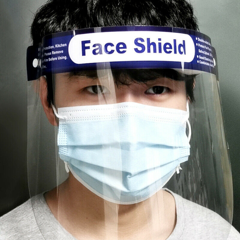 Full Face Shield Clear Flip Up Visor Medical Dental Carpentry Shop Garden Crafts