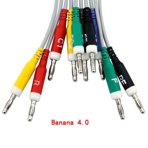 15Pin EKG Cable 10Lead for Fukuda FX-7101 7102 7202 7401 8222 8322 FCP7101 2155