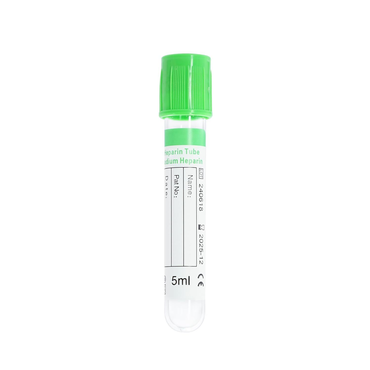 Disposable 100 Pcs Wrap Packaging Tubes 4 Sizes Blood Collection Test Tube