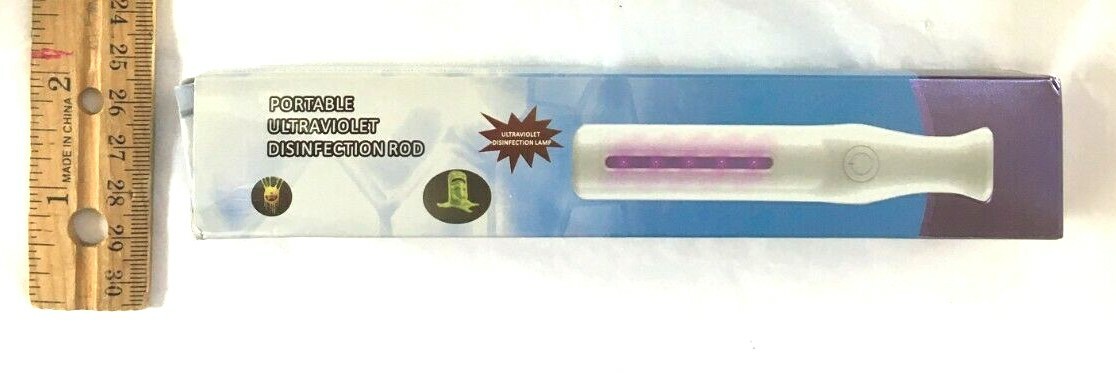 Portable Ultraviolet Disinfection Rod Lightweight Battery Operated NIB JL-630