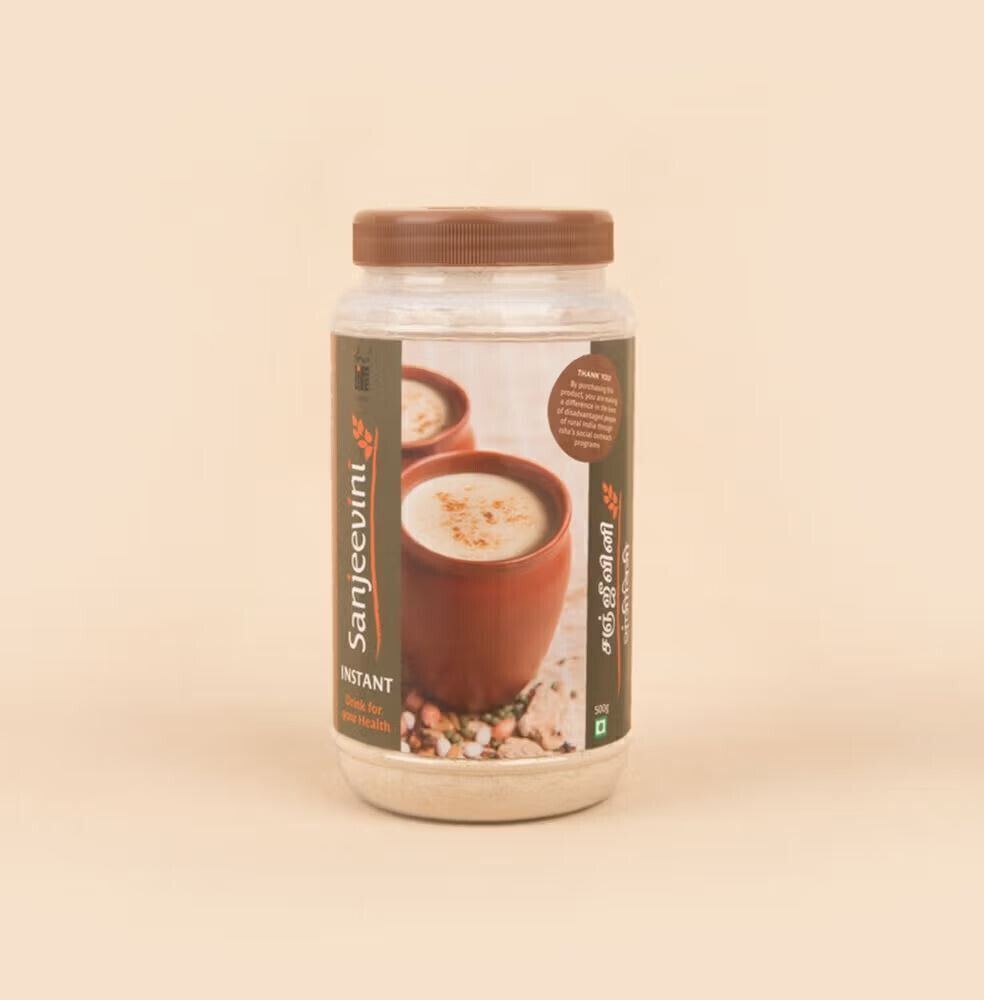 Isha Life Instant Sanjeevini Multigrain Health Drink Mix (500 gms) FREE SHIPPING