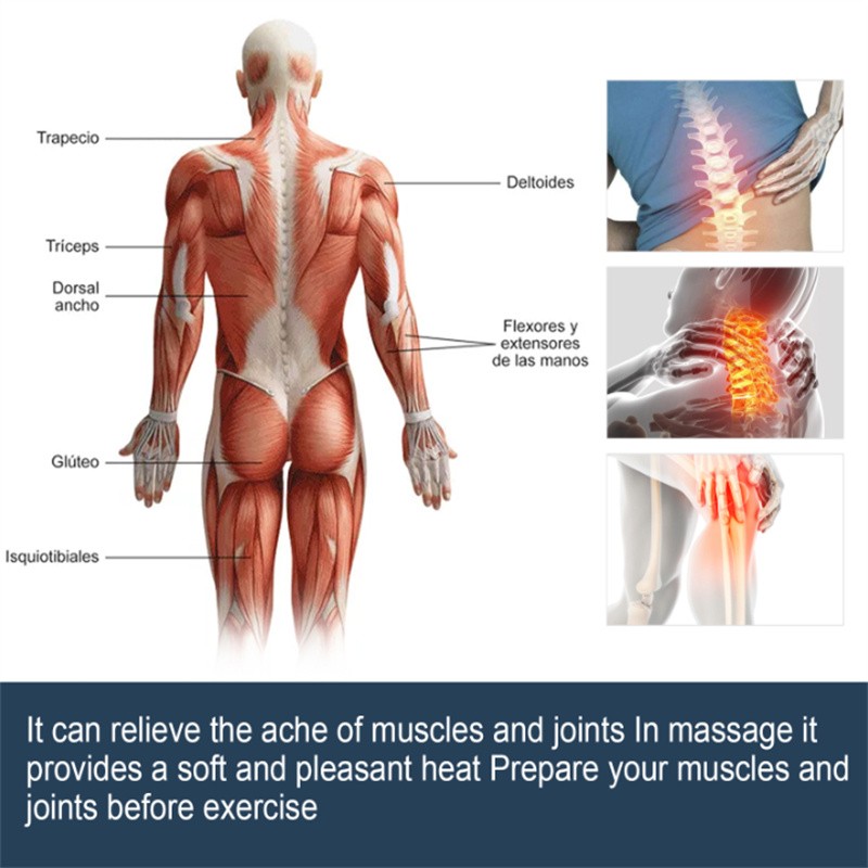 Muscle Massage Cream Warming Soothing for Back Knee Joint Daily Care USA