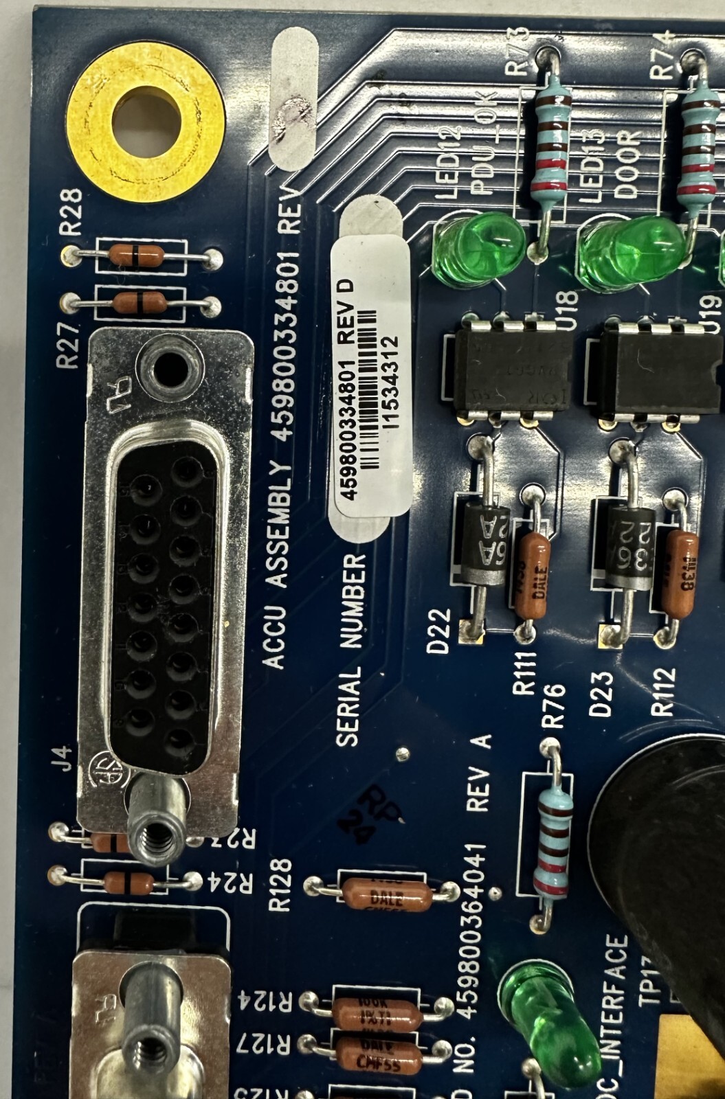 PHILIPS Brilliance iCT 256 CT Scanner Parts ACCU PCB ASSEMBLY P/N 459800334801