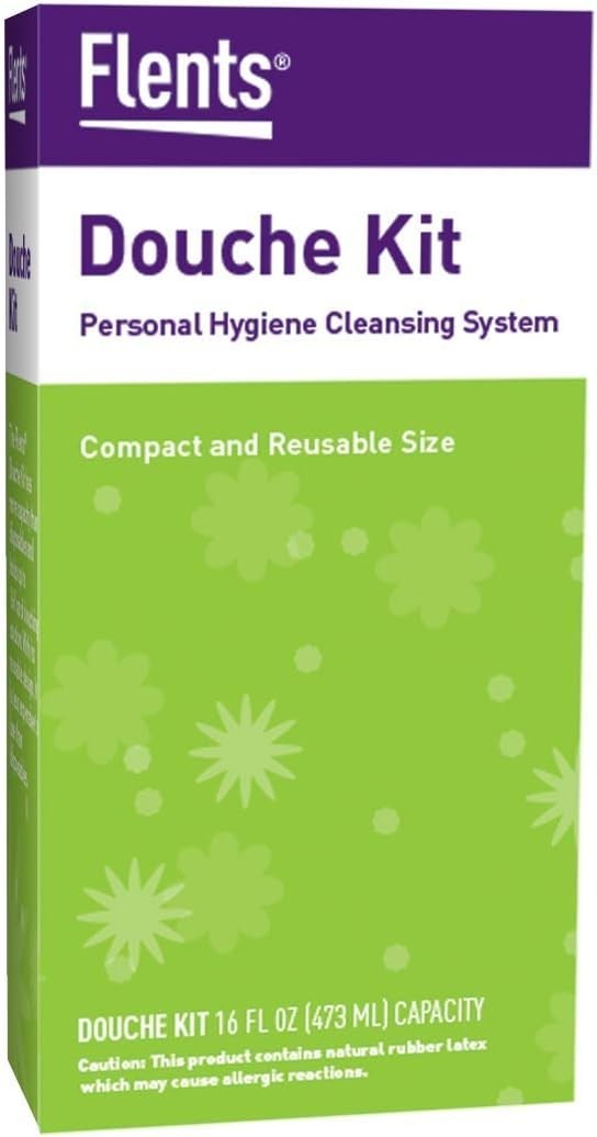 Compact Douche Kit, 16 fl oz Cleansing Bottle, Easy-to-Use