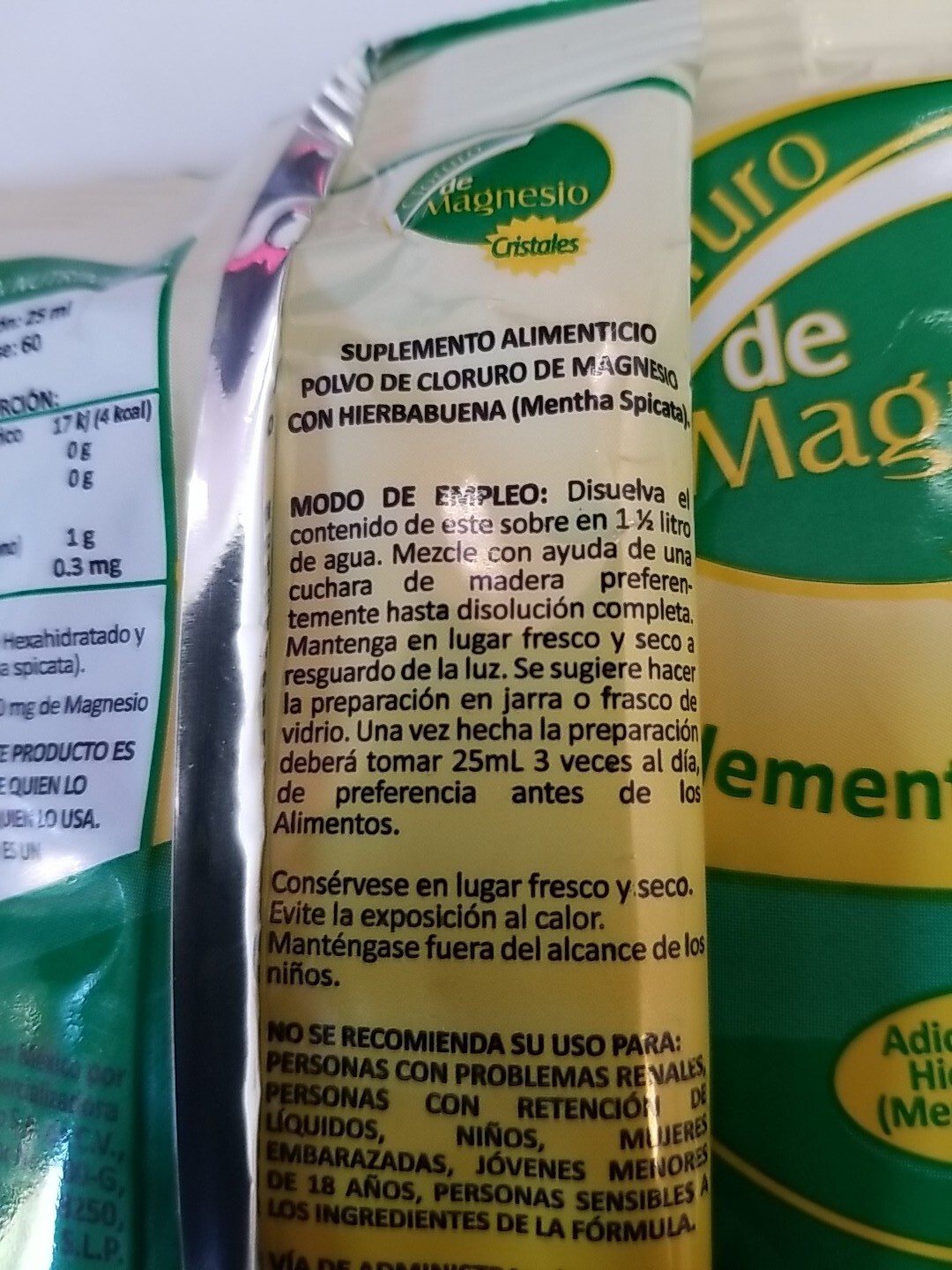 Magnesium Chloride 50g ( 10PK ) Cloruro de Magnesio 50g each ( Vida Magnesio )