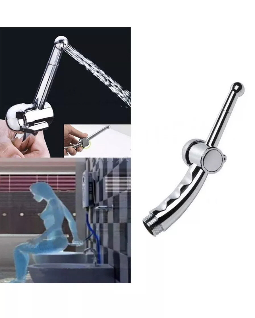 Shower Enema Douche Anal Vaginal Cleansing Nozzle +Flow Regulator for Men Women