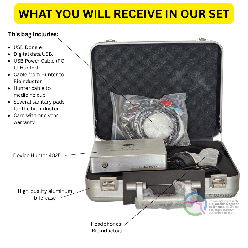 Hunter 4025 NLS Metapathia GR Bioresonancia 25D Sistema 2024 Meta-Terapia Aura