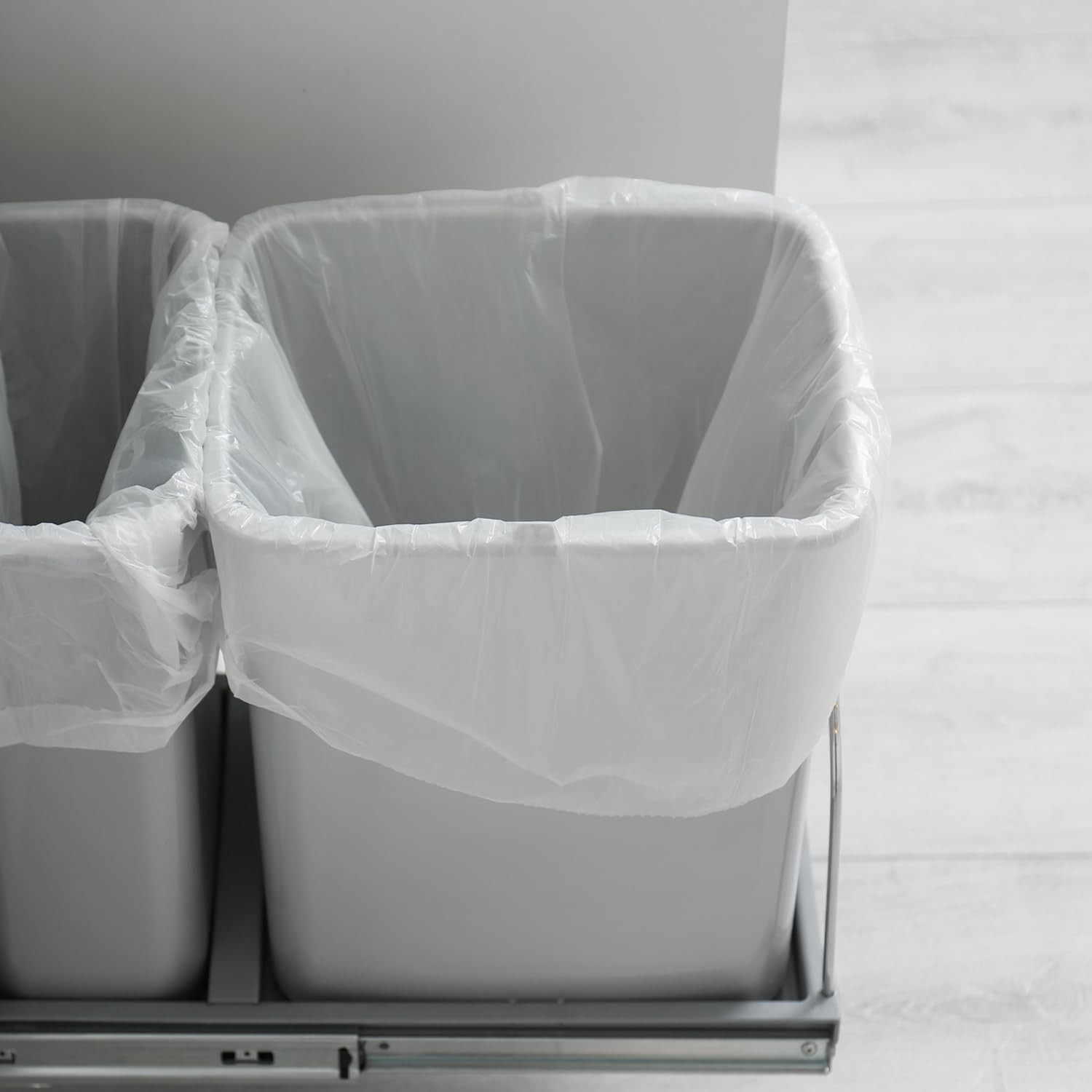 Small Trash Bags 4 Gallon – 105 Count 4 Bag, Unscented White