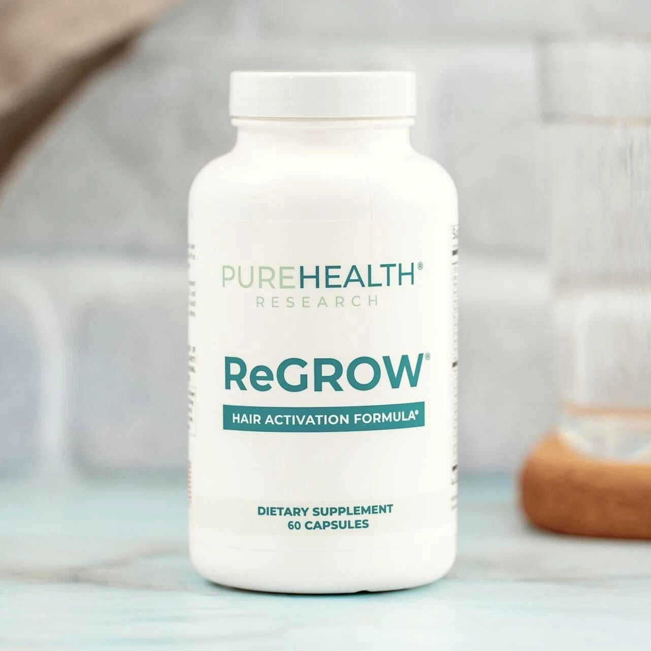 PureHealth Research ReGrow Hair Growth Vitamins 60Cap