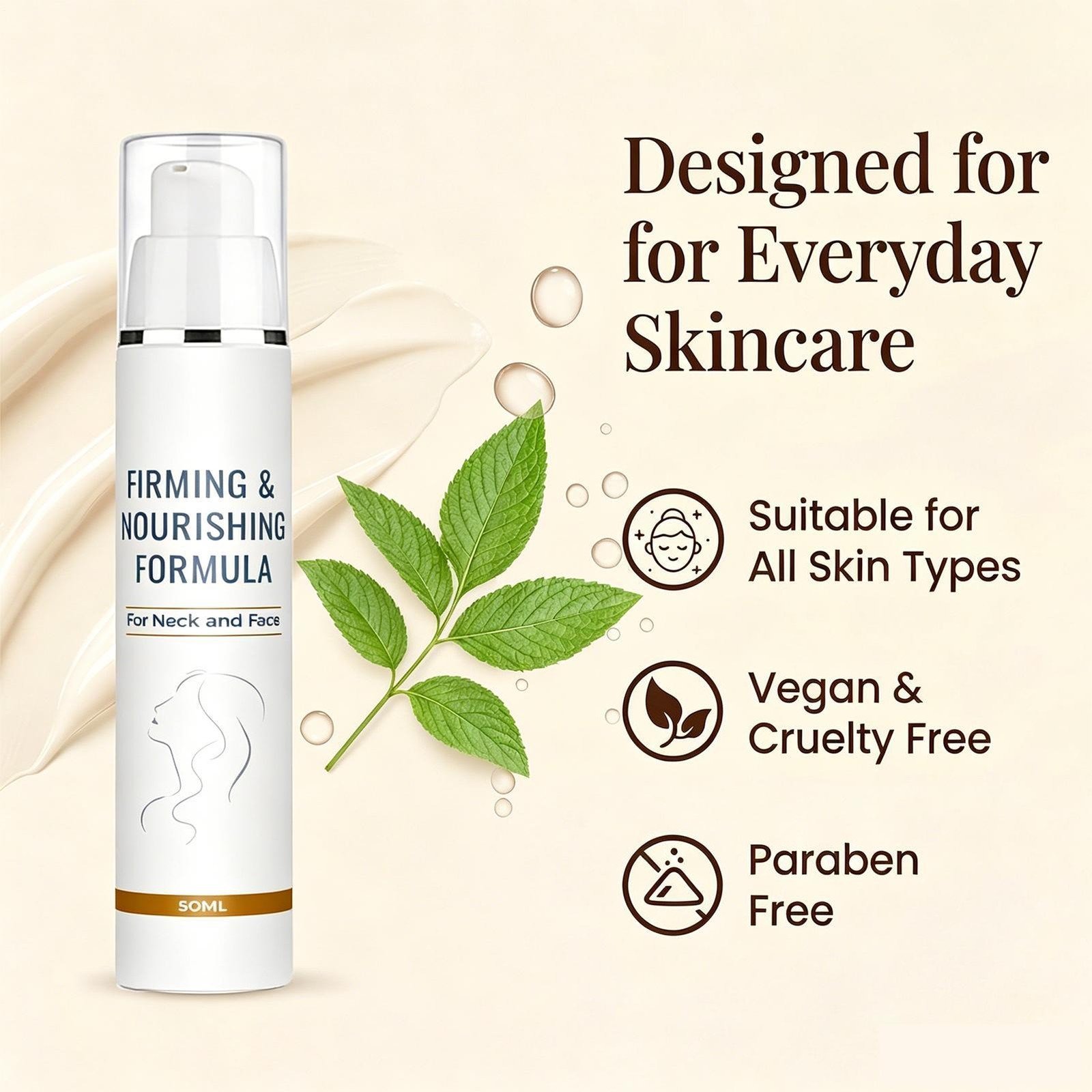 Firm & Restore Cream Formula Day Cream for Face and Neck 50ml