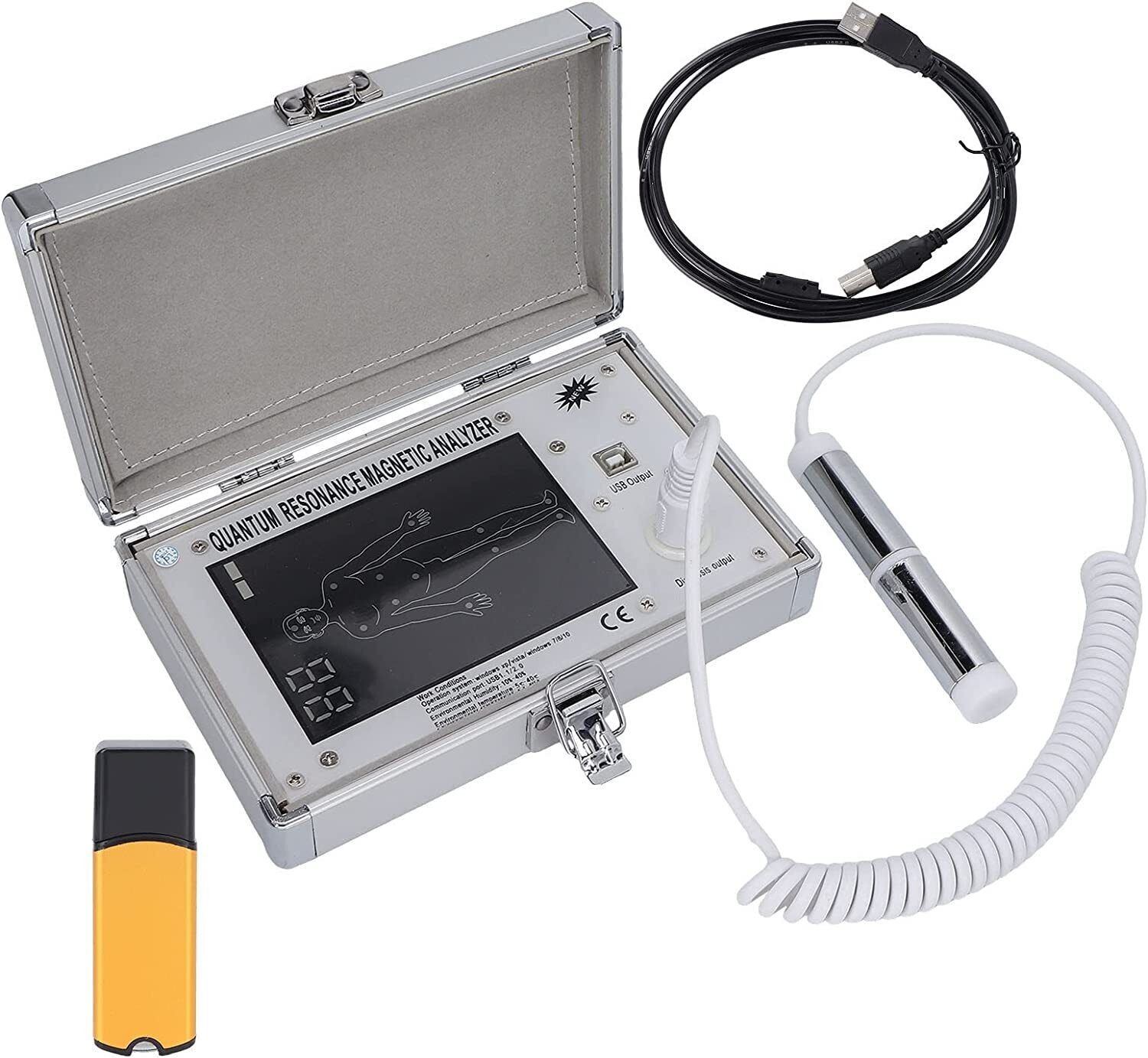 New 1Pcs 4Th 52 Reports Quantum Magnetic Resonance Body Health Analyzer Home Use