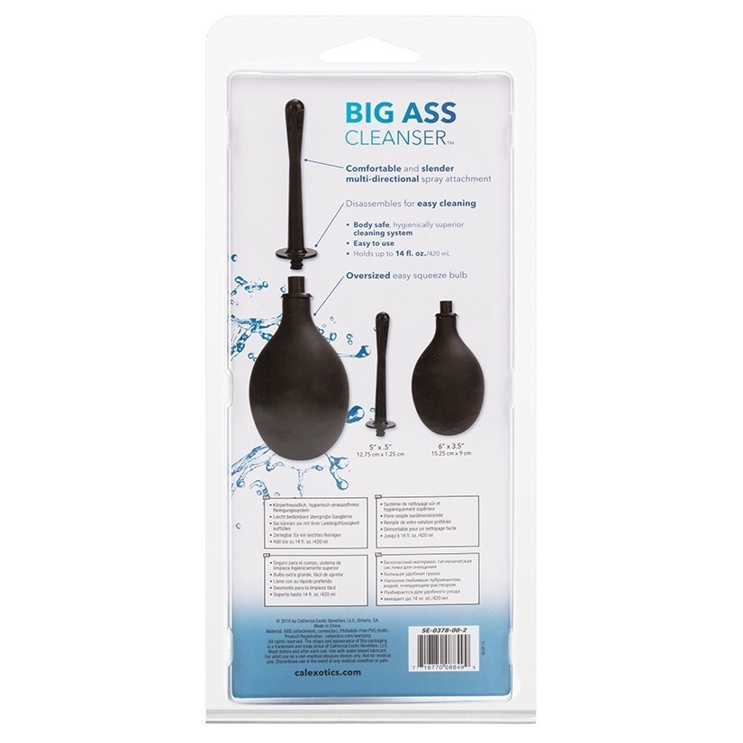 Big Anal Vaginal Bulb Douche💋Enema Bag Colonic Irrigation Rectal Cleaner Kit