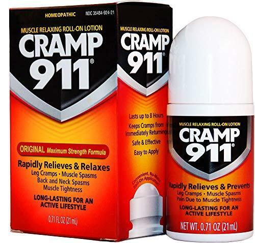Cramp 911 Muscle Relaxing Pain Relief Topical Lotion for Leg Cramps, Foot