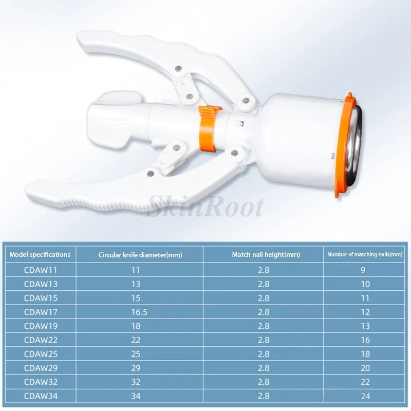 Disposable Foreskin Stapler Circumcision Safety Manual Stapler Device 13mm-34mm