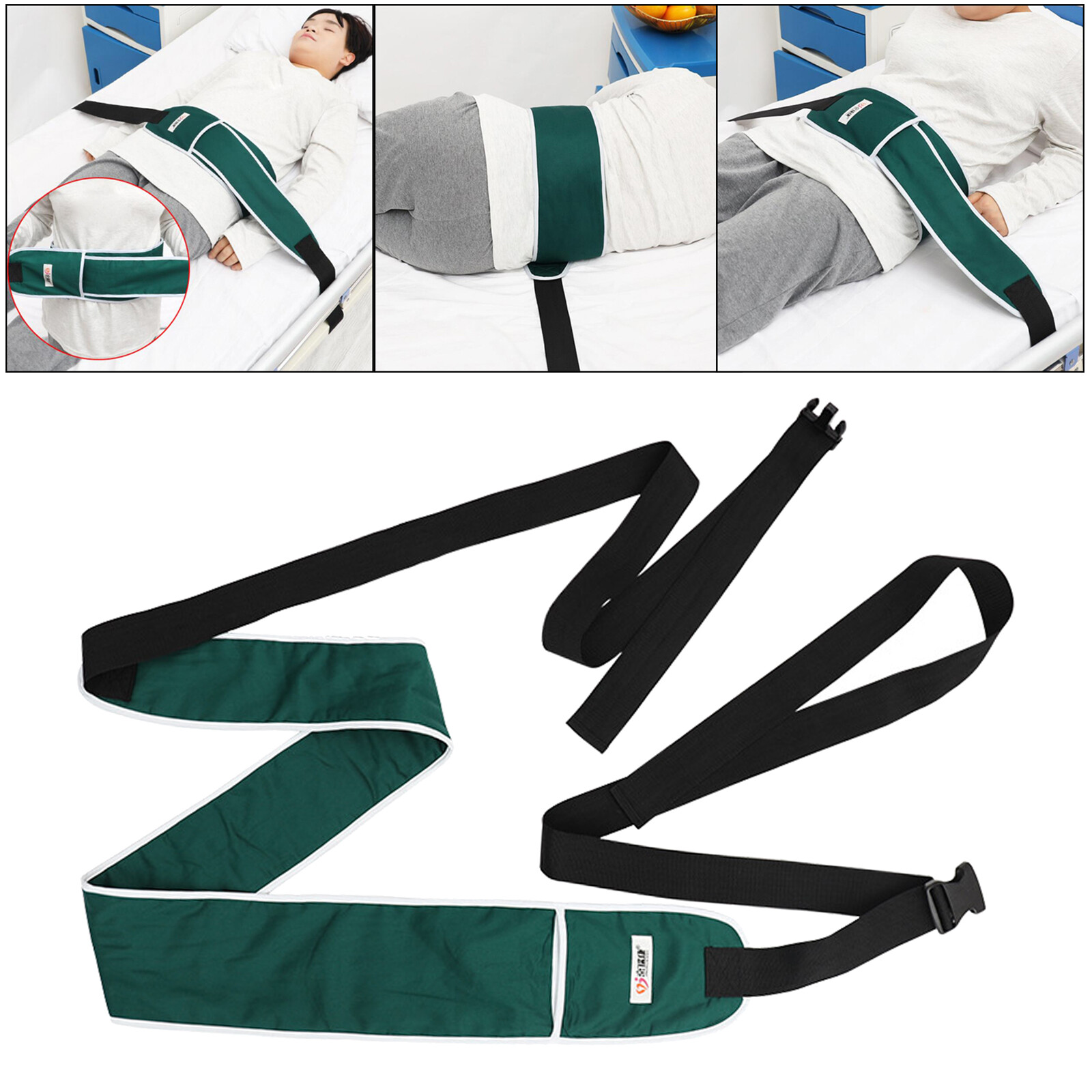 Bed Restraint Strap Safety Harness for Patient Wheelchair Seat Waist Belts Long