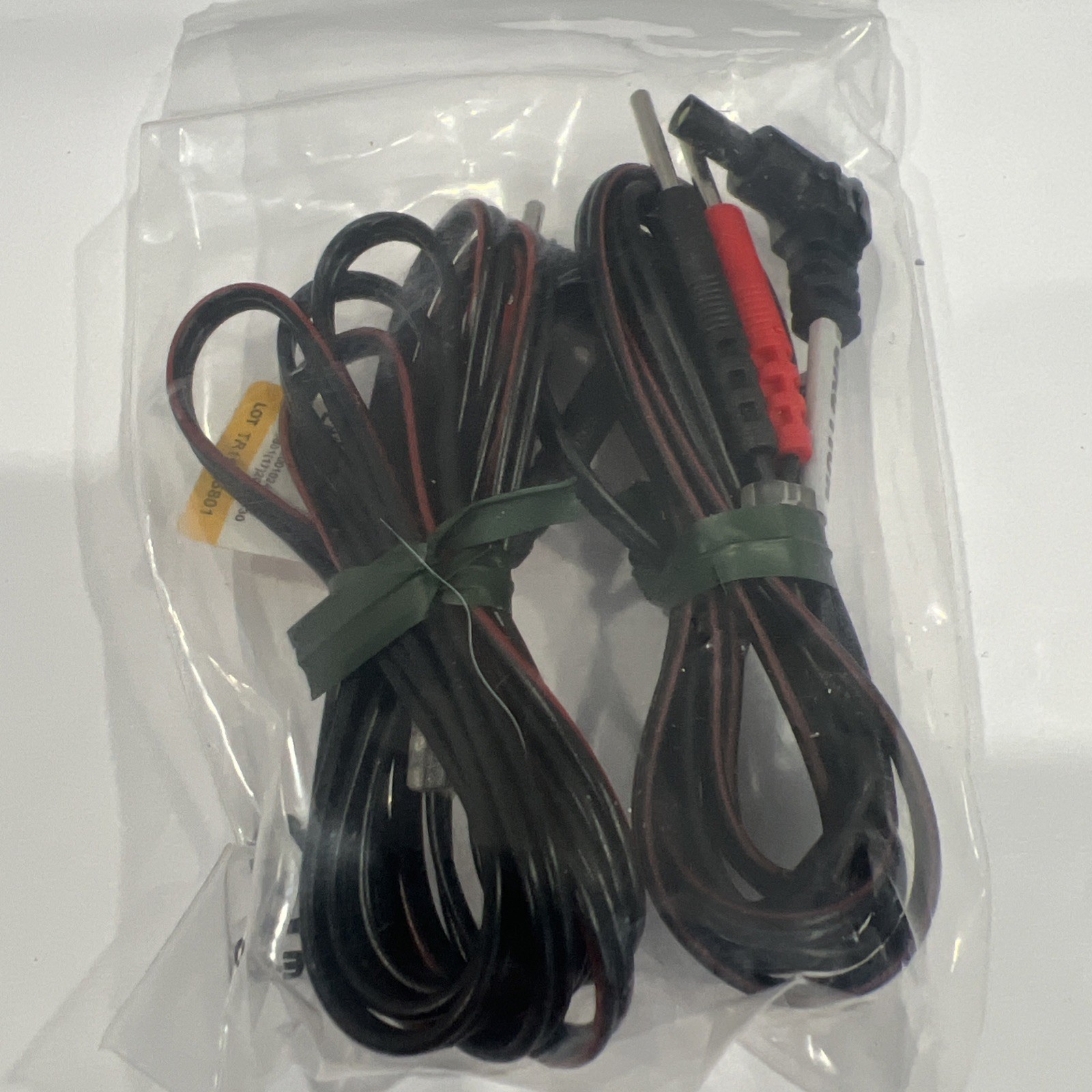 2 Electrode Replacement TENS Unit Lead Wires with Pin Connectors 45″-2 each New