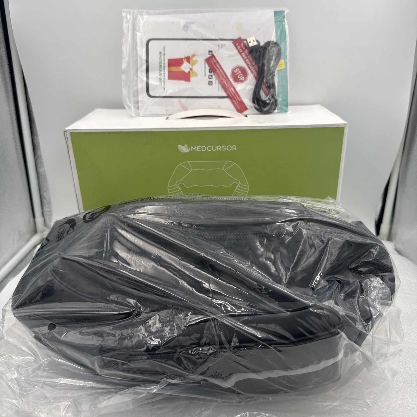 Medcursor Neck Rechargeable Massager with Heat for Pain Relief Deep Tissue