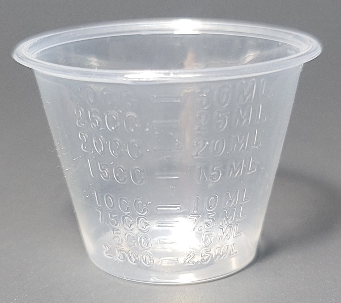 Non-Sterile Graduated Plastic Medicine Cups Disposable 1 Ounce 150 Count