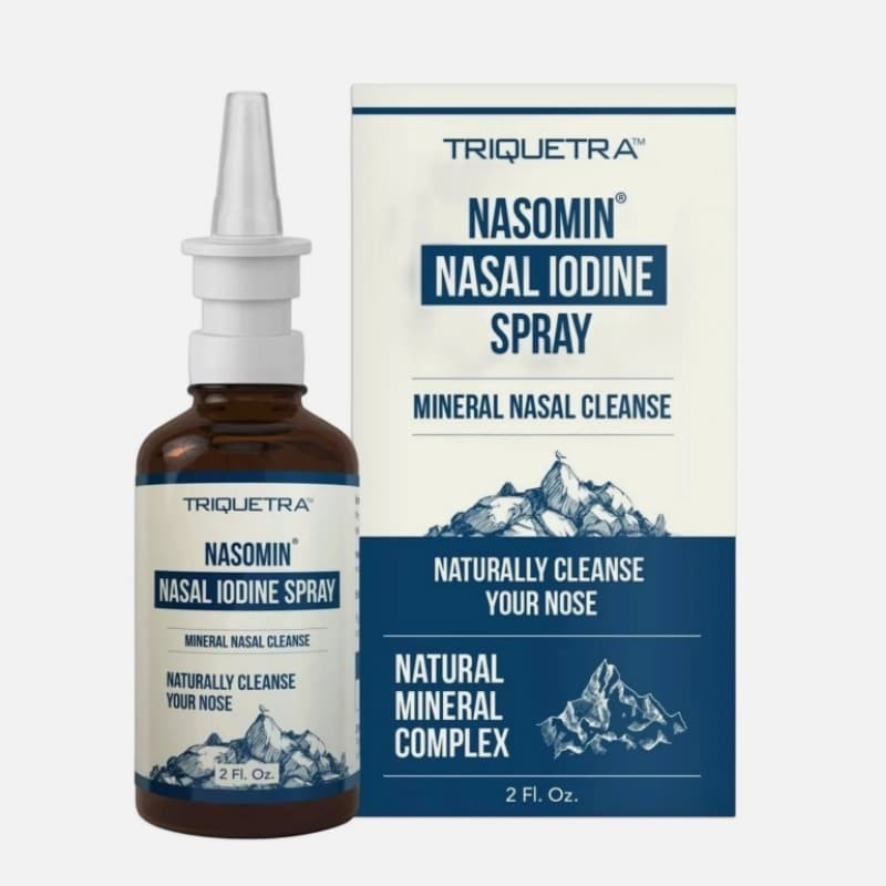 Nasal Cleanse Neutralize Nose – Iodine + Fulvic Acid Blend Nasomin Nasal Iodine