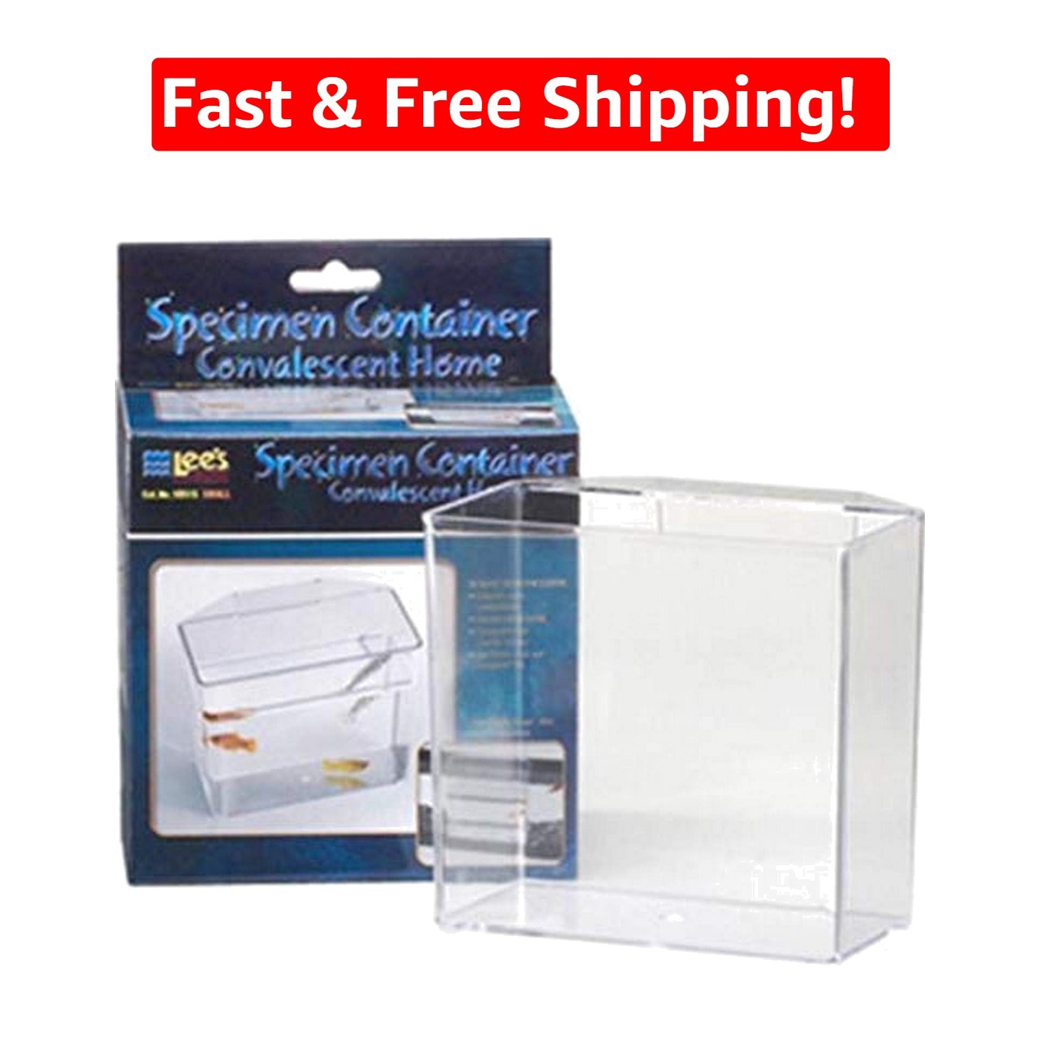 Lightweight Multi-Purpose Aquarium Container – Rectangular Shape, Small Size