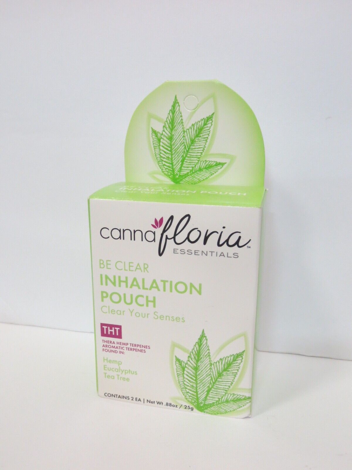 CANNAFLORIA BE CLEAR INHALATION POUCH CLEAR YOUR SENSES BOXED (LOT OF 8)