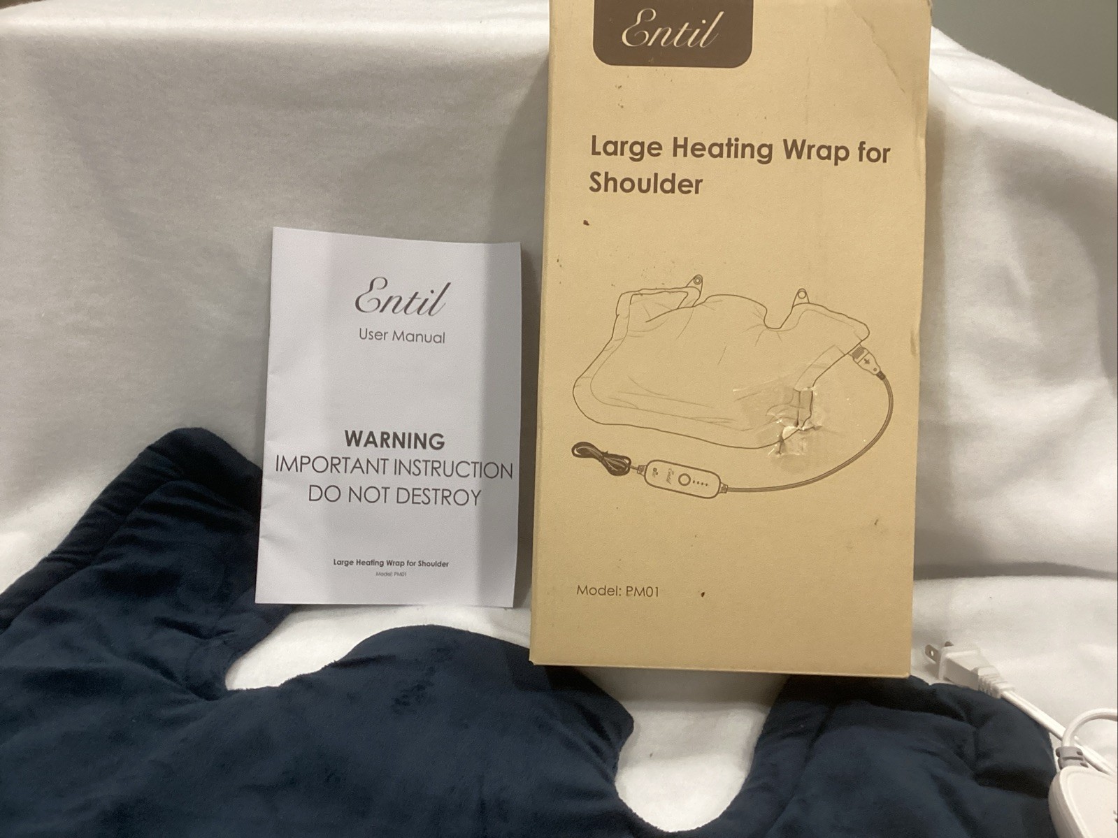 Heat Therapy Large Heating Wrap For Shoulders Pain Relief Heating Pad Entil NEW