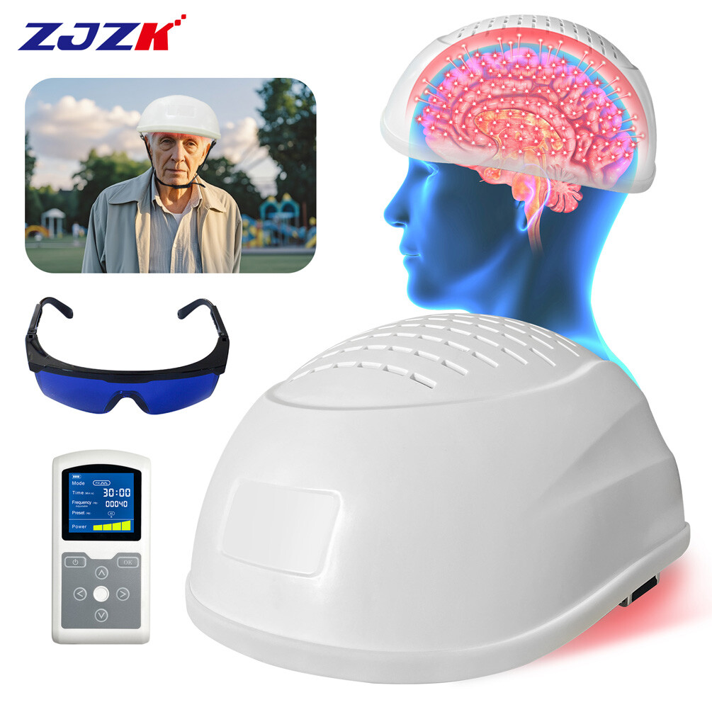 810nm Red Light Therapy Helmet Led Brain Photobiomodulation for Stroke Alzheimer