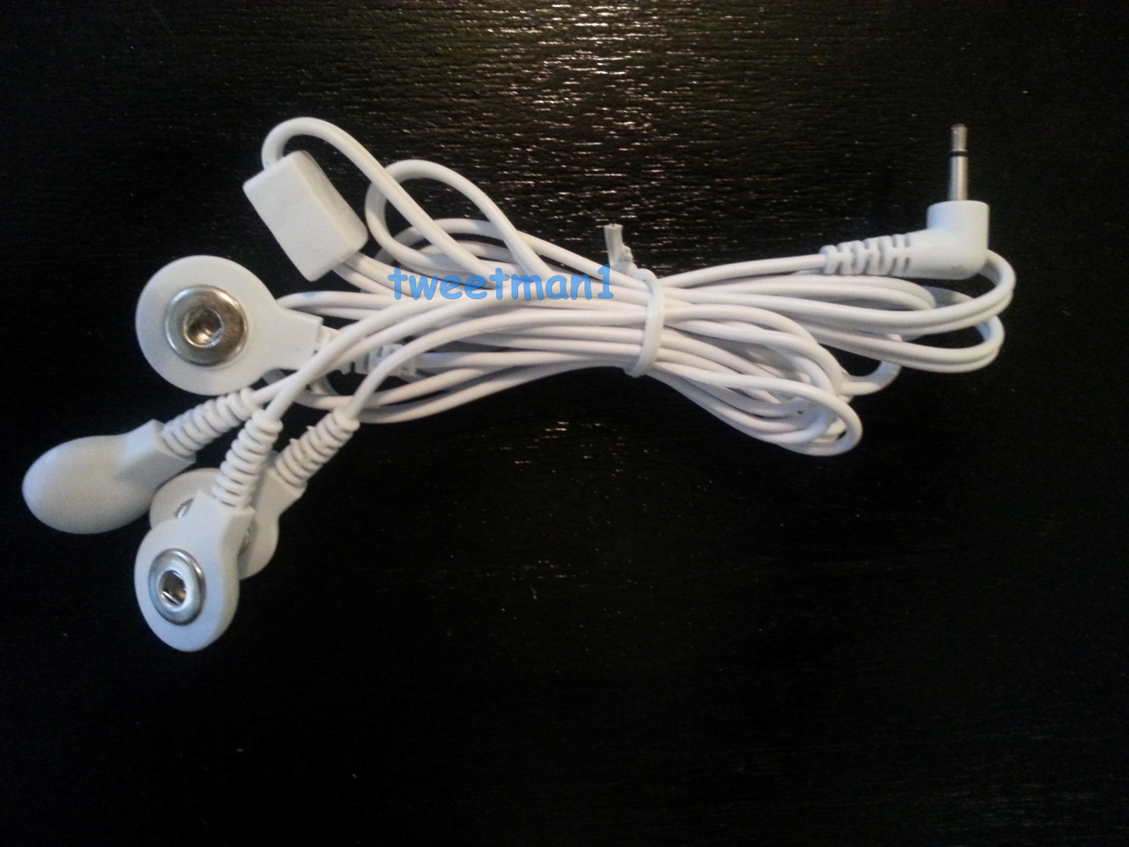 +BONUS! Electrode Wires/Cable USE UP TO 4 PADS! 2.5mm Health Herald Compatible