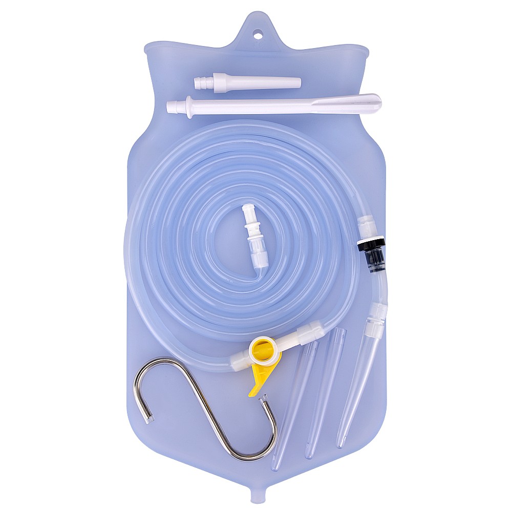 2026 Practical 1pc 2L Silicone Enema Bag Kit For Colon Clean Health Care USA