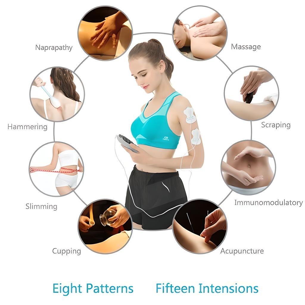 50PCS Snap-On Replacement Pads For Pulse Massager And Electrode Tens Unit US