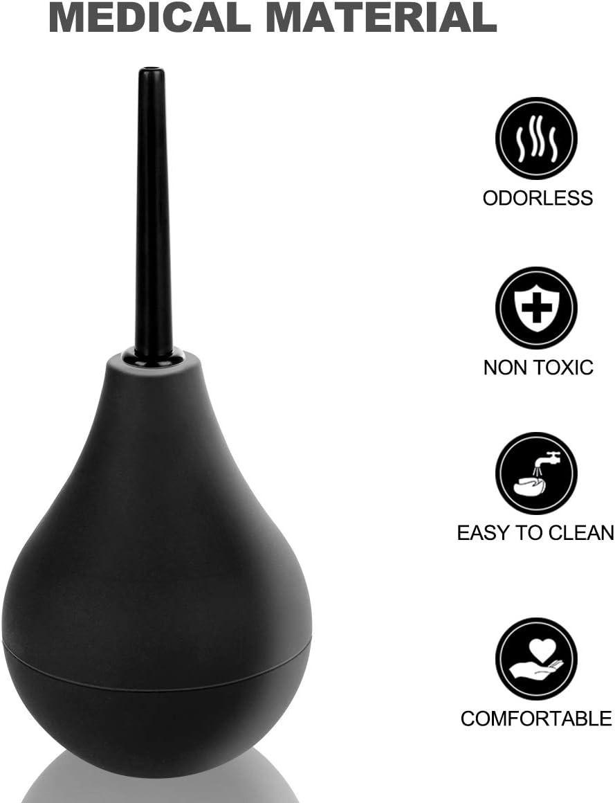 Complete Enema Douche Kit for Optimal Hygiene – 3 Interchangeable Nozzles