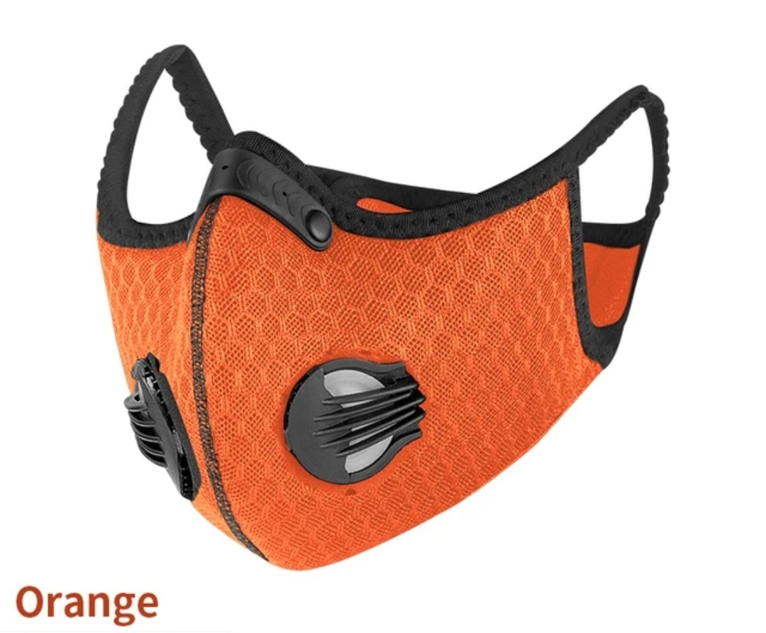 Face Masks with Activated Filter and Valves for Allergy, Outdoor, Gym