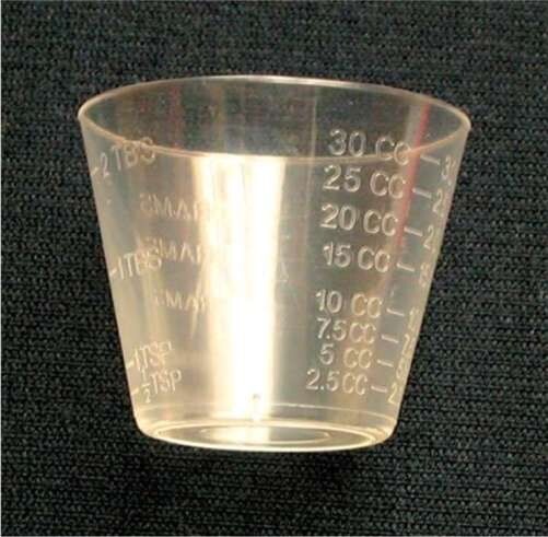 SELECT Medical Disposable Graduated Medicine Cups 1oz 100 Clear Plastic LF NS mL