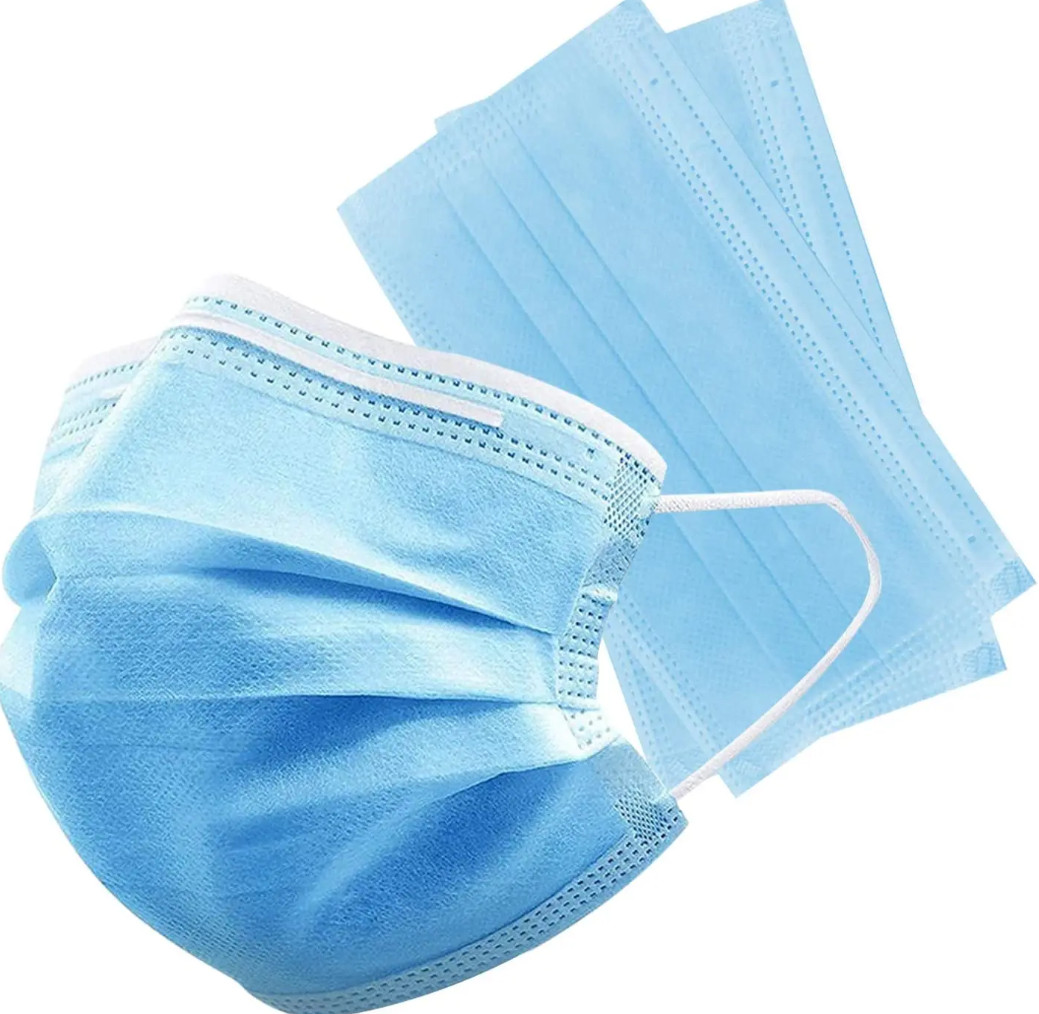 200 Disposable Face Masks – 4 Boxes of 50 – 3-Ply Daily Protection New