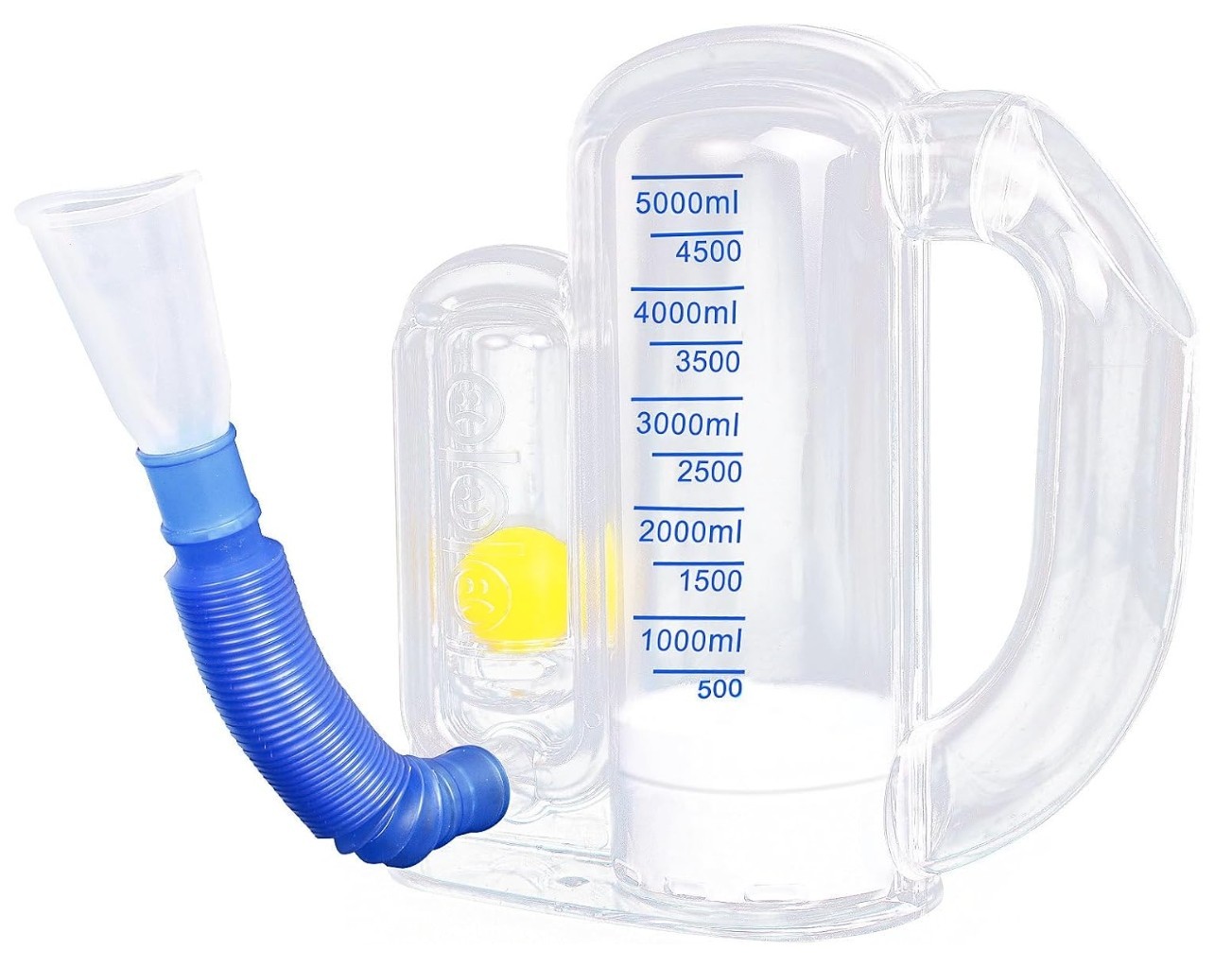 Breathing Exercise Device for Lungs, Deep Breathing Trainer for Adults – 5000ml