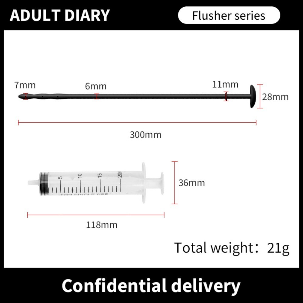 Male Shower Enema System Urethral Cleaner Wash Colon Douche Nozzle Cleaning NEW