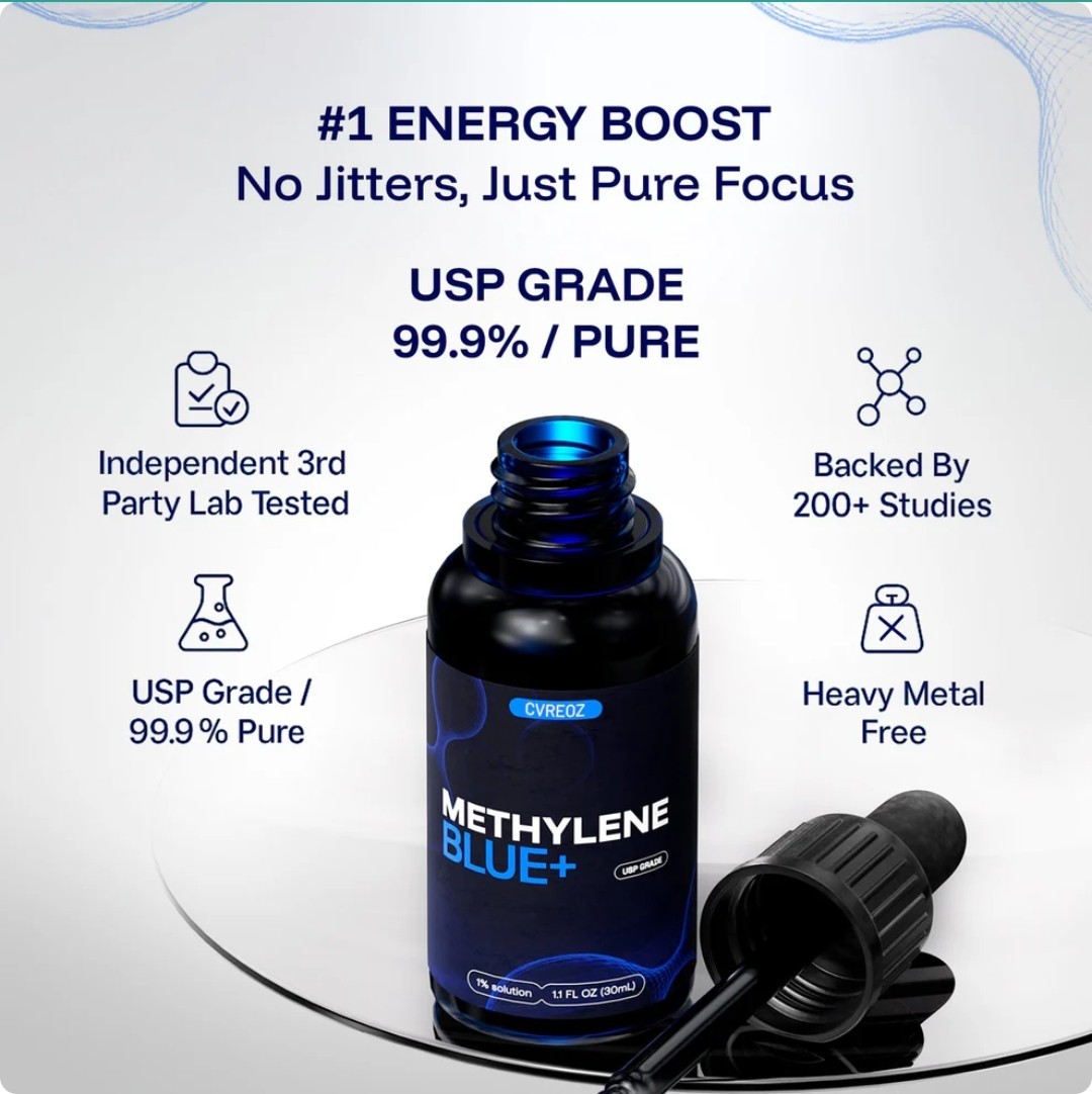 Blue + 1% – USP GRADE – 30mL