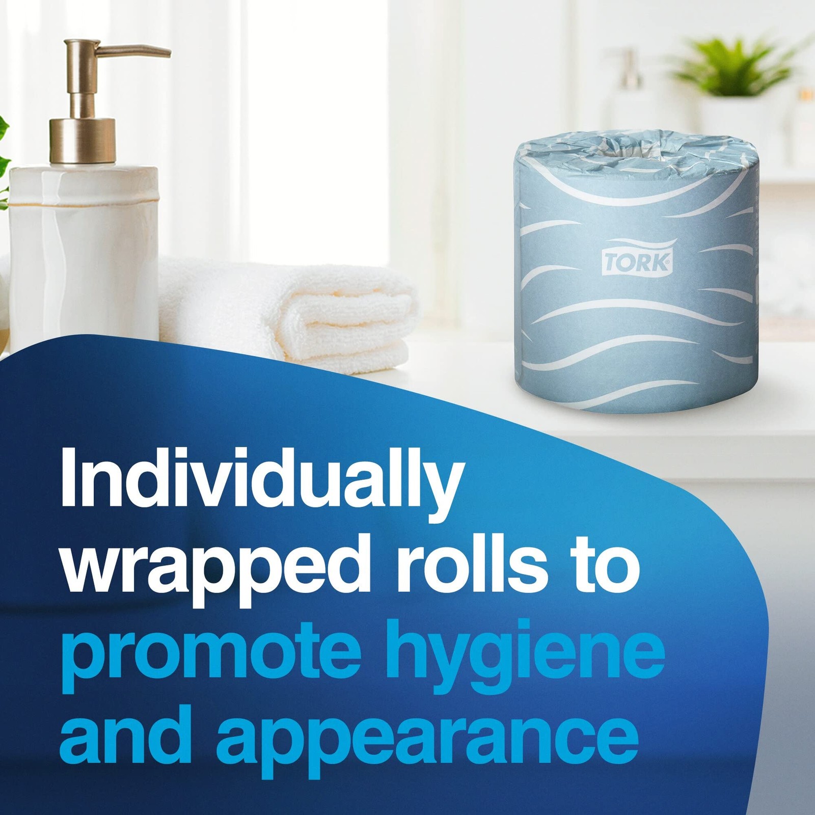 Bath Tissue Roll 2 Ply Biodegradable 4×3.75 500 Sheets Tork TM6130S