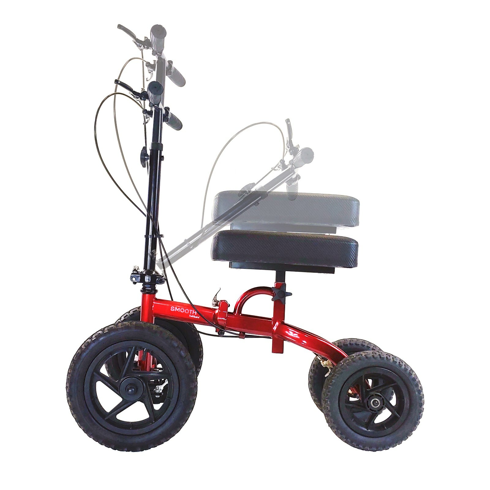 Tuffcare Smooth All Terrain Steerable Knee Scooter Knee Scooter Heavy Duty