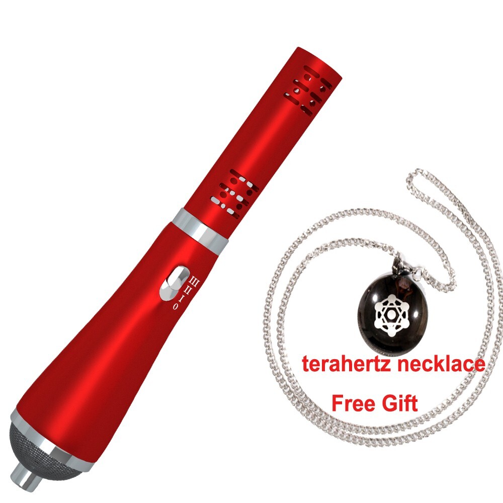 Hot Air Terahertz Wand Blower Body Pain Relief With Terahertz Pendant Necklace