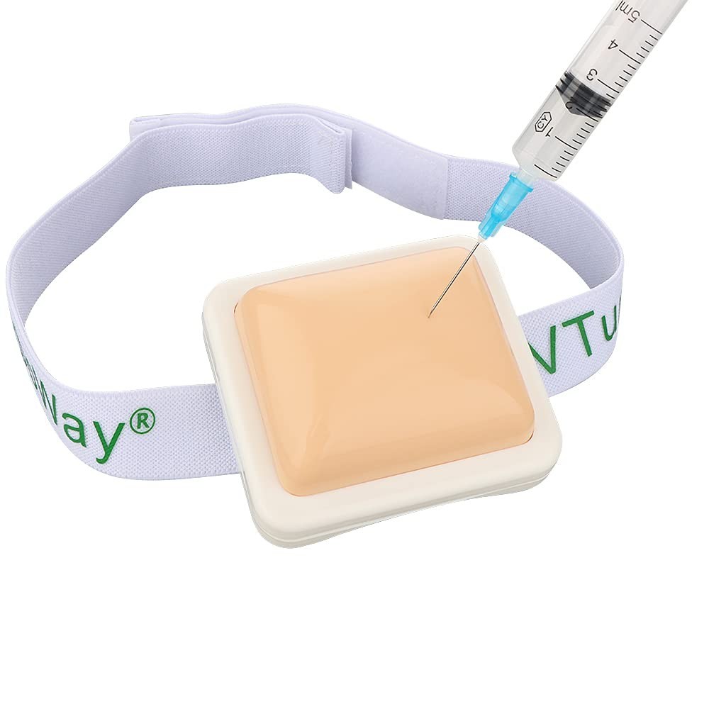 Realistic Intramuscular Injection Training Pad for Medical Students – 8.4×7.5cm