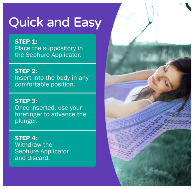 Easy-to-Use Suppository Applicator for Women and Men, 10 Count (Pack of 1)