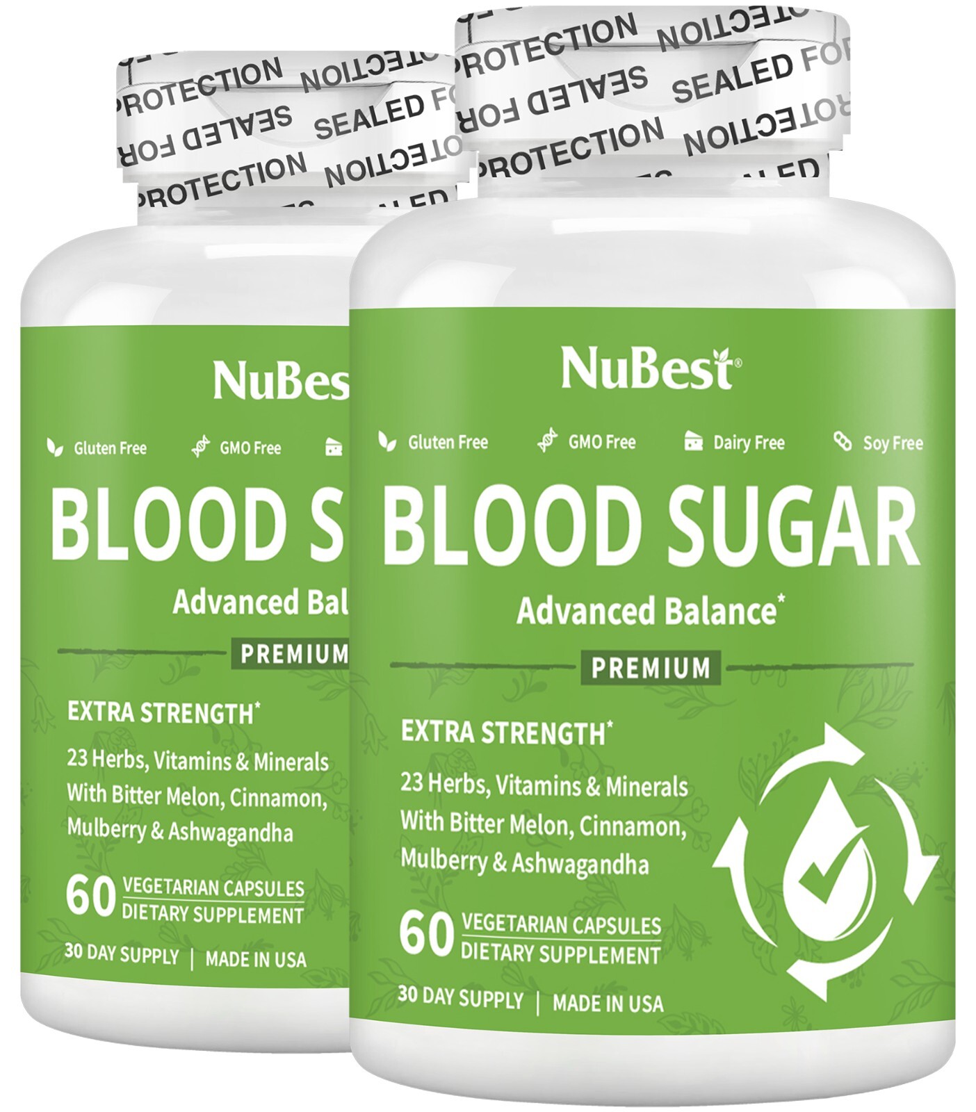 NuBest Blood Sugar , Healthy Blood Sugar Support, Glucose Metabolism (Pack of 2)