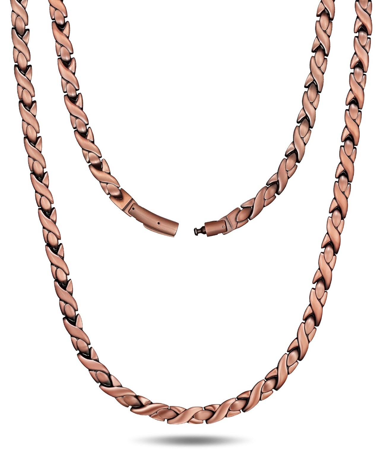 Feraco 20.08 inch (51cm) long, 0.28 (0.7cm) wide, Turquoise, Copper